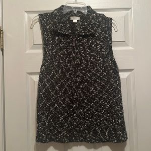 Christopher & Banks zip sweater vest